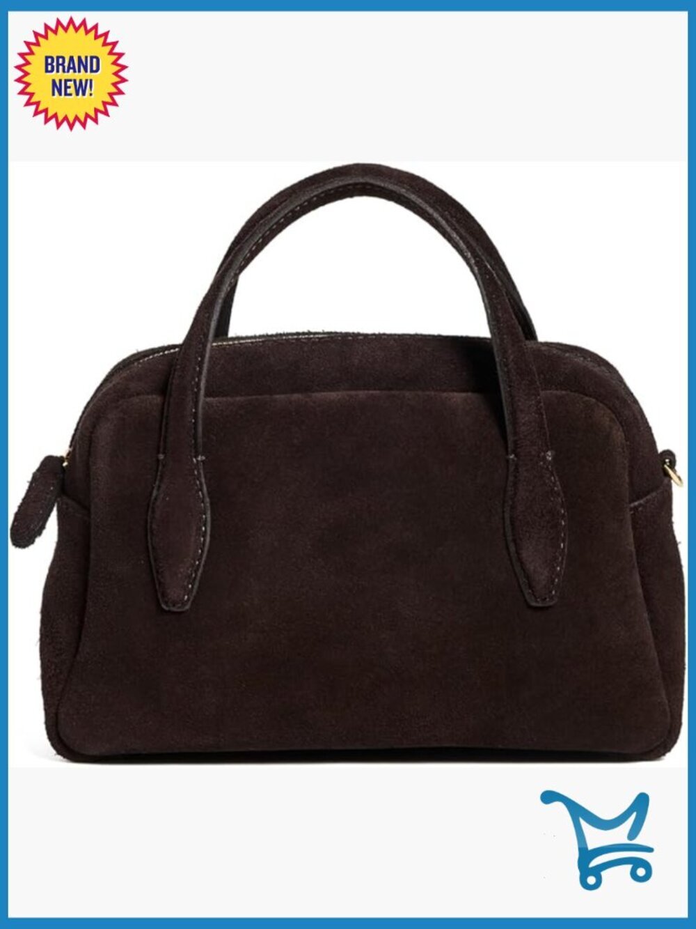 Medium Crossbody Bag with Adjustable Strap, Gold Hardware